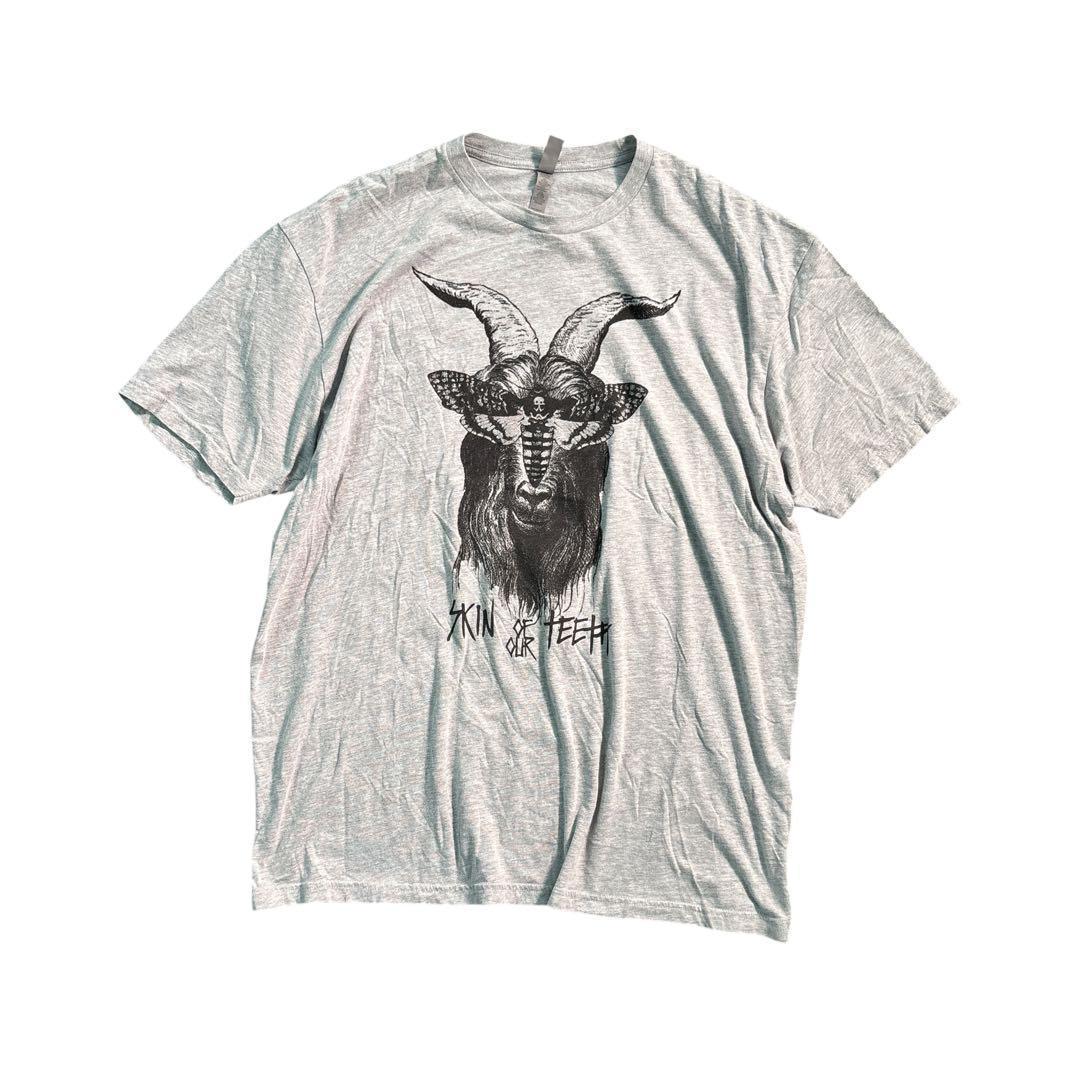 

[USED] 7TSM2NEXT LEVEL Sheep Print T-Shirt, Gray, Used