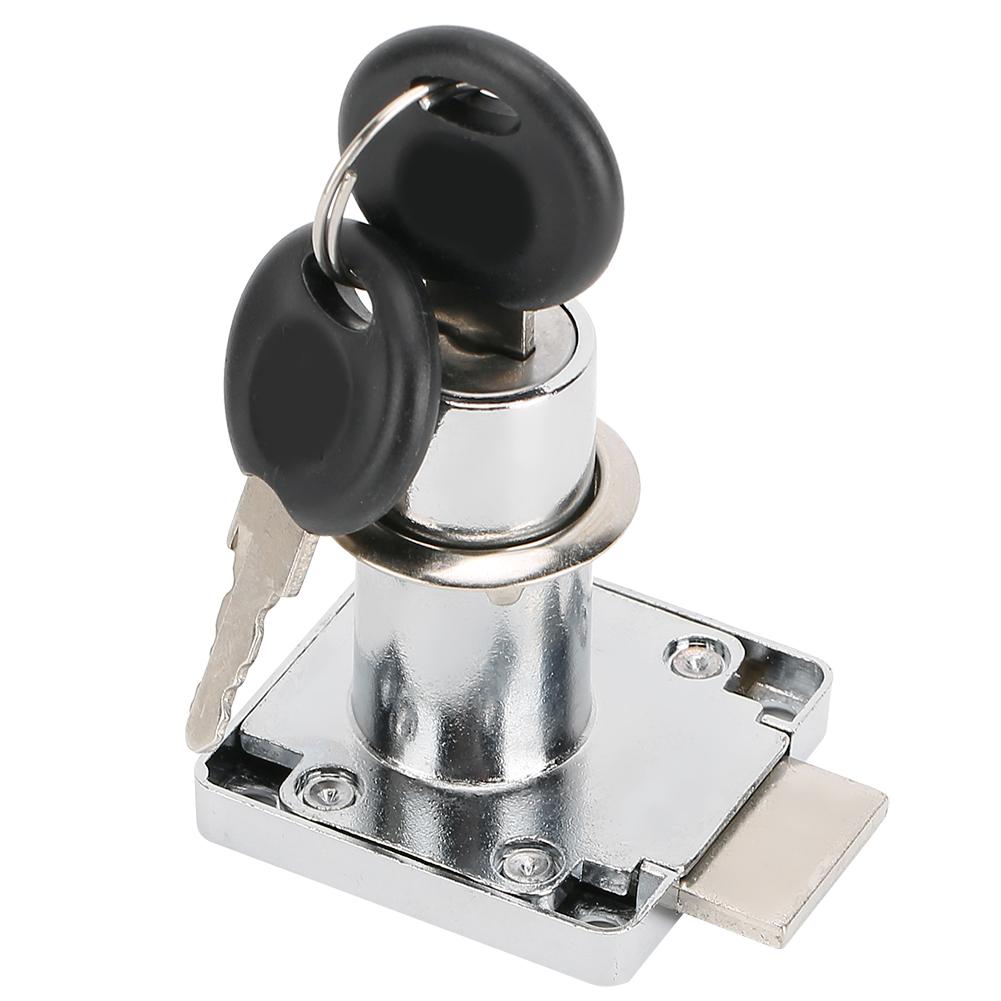 3Pcs Set Desk Drawer Lock with Keys Office Cabinet Wardrobe Door Lock Hardware Accessory