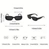 10PCS Fashion Square Sunglasses Suitable Daily Travel Decoration Wedding Matching Fashion Glasses Whole Sun Shading Glasses