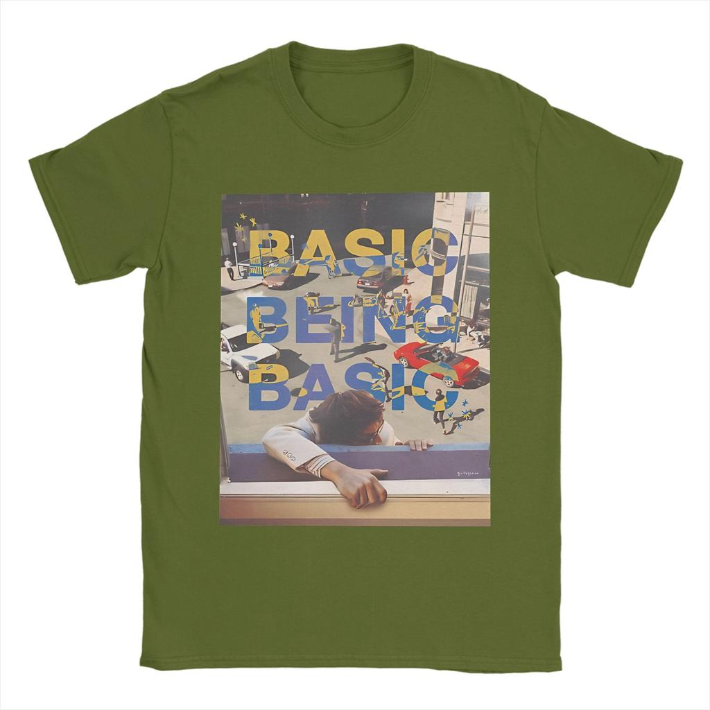 All Seasons Basic Being Basic By Djo T Shirt For Unisex 100 Cotton Tshirts Short Sleeve Clothes