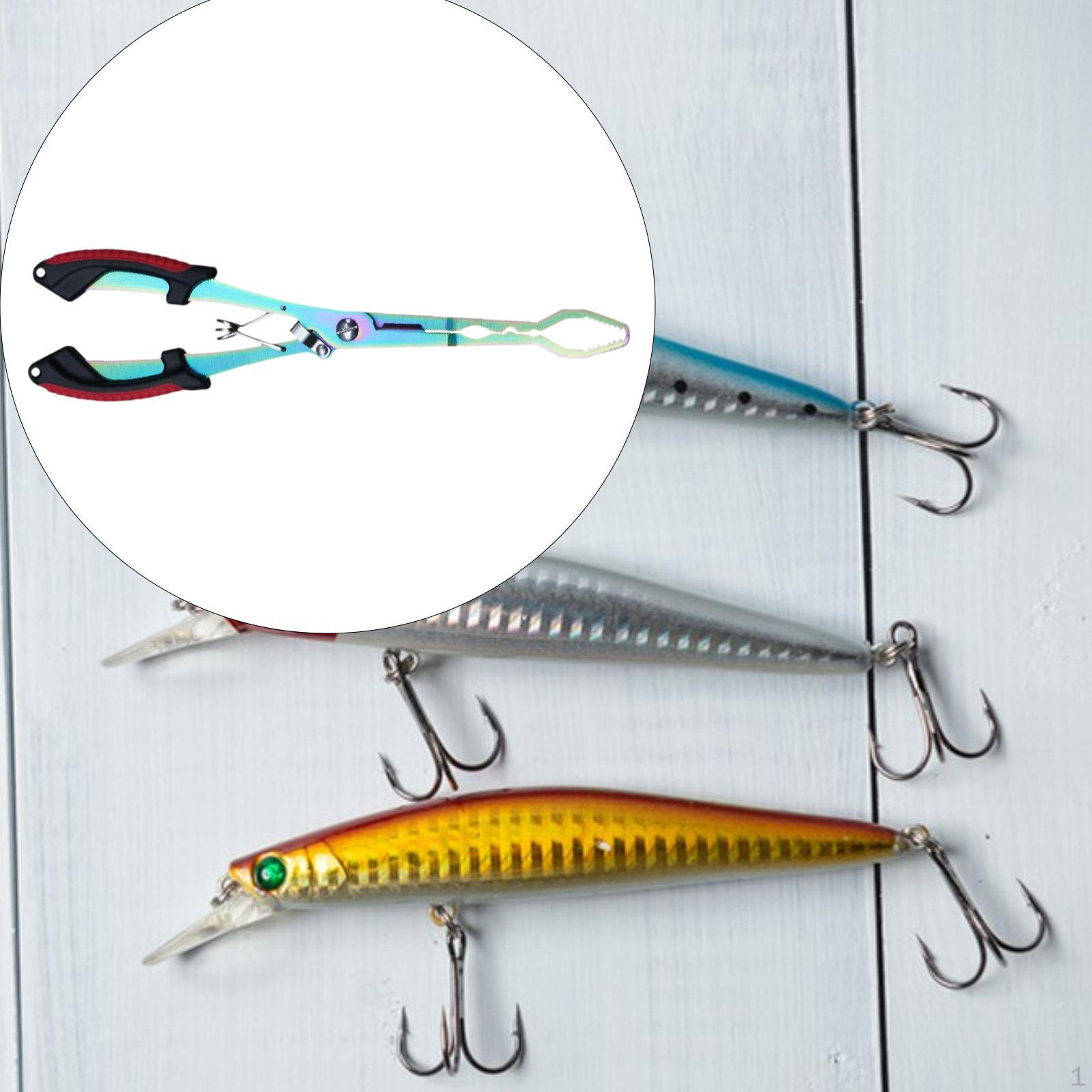 

Рыболовные плоскогубцы Fish Gripper Легкий резак для лески Разъемное кольцо Открыватель снасти Red Handle