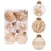 Christmas Ball Set Pet Rope Woven Tree Ornaments Xmas Holiday Decorations