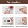 Square LED Night Light Rechargeable Wireless Motion Sensor Light Large Smooth Surface Magnetism Wall Lamp Toilet