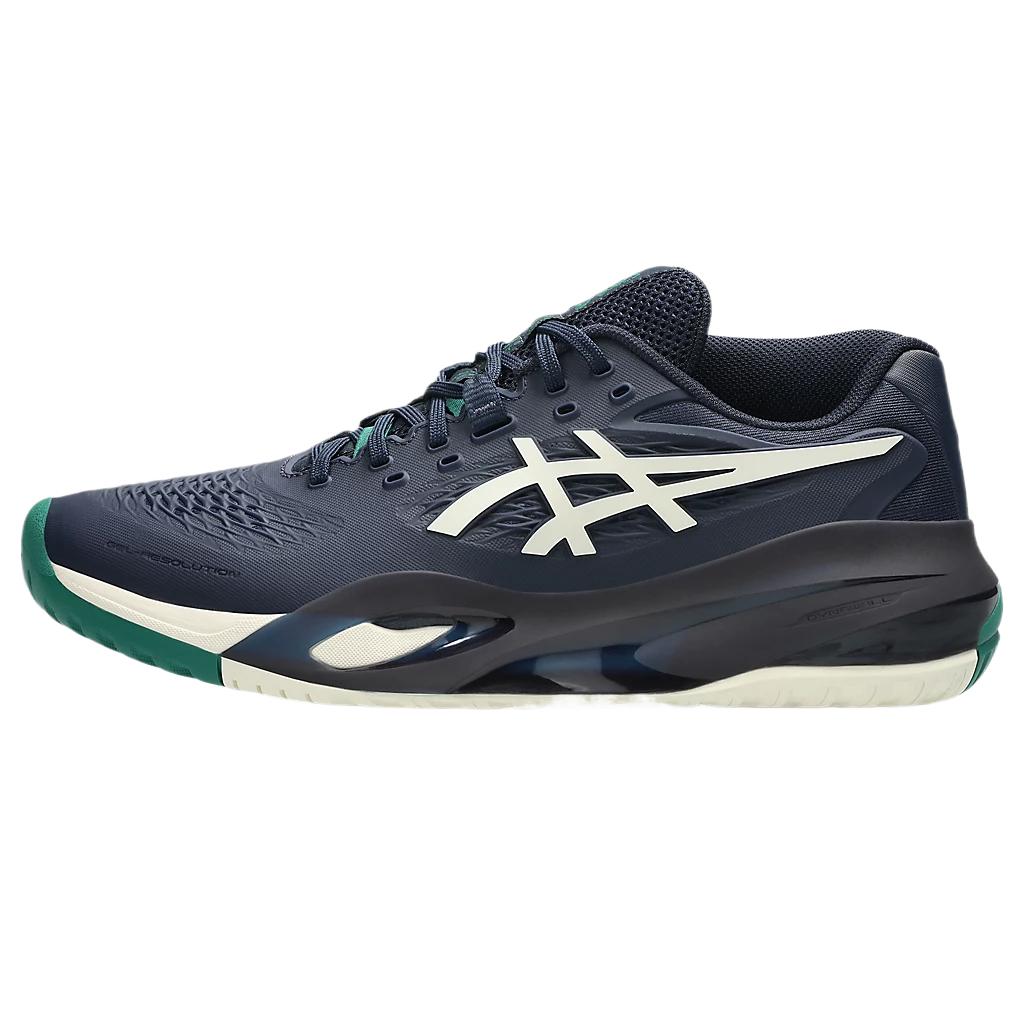 Asics Gel-Resolution X Wide Comfortable Fashionable Simple Versatile Low-Top Tennis Shoes Men Sneaker Navy-Blue 1041A487-400