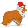 JEKCA Jekkablock Shetland Sheepdog 01S-S13 (Weihnachtsversion) ST17PT03-S13
