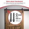 BHBL 10Pcs 0.63inch-0.78inch Carbon Steel Cabinet Sliding Door Barn Hardware Kit Sliding Door Bezel Hanging Rail Slides