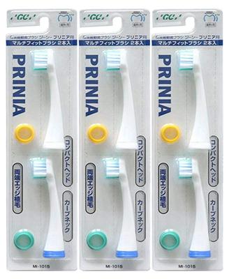 GC Prinia Brush 1 Pack X 3 Packs Multi-Fit (MI-1015) (2 Pieces)