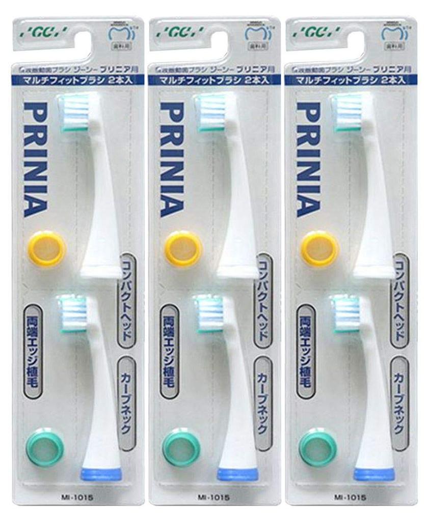 GC Prinia Brush 1 Pack x 3 Packs Multi-Fit (MI-1015) (2 pieces)