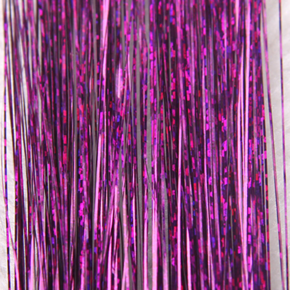 Sparkle Hair Tinsel Holographic Glitter Extensions Highlights False Hair  Pieces