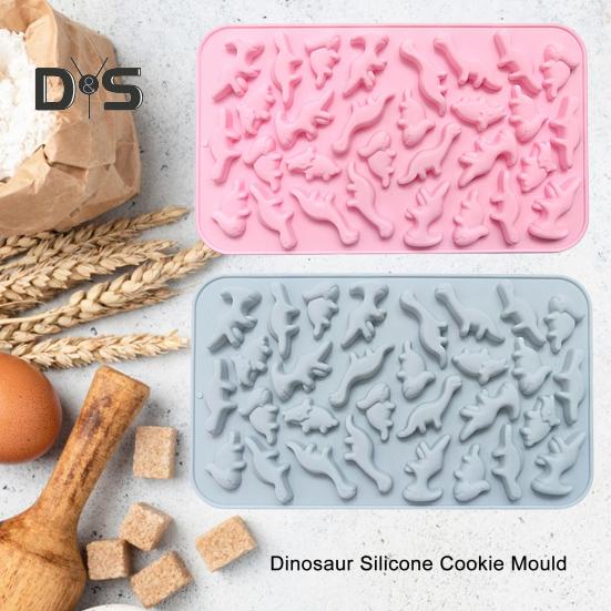Dinosaur Mold Multi Purpose Fine Workmanship Lightweight Dinosaur Silicone Fondant Mould