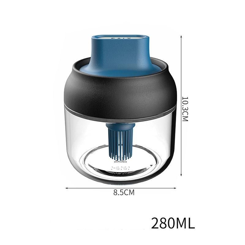 

Seasoning rack seasoning jar honey glass jar seasoning box storage container seasoning jar spoon cover integrated seasoning jar