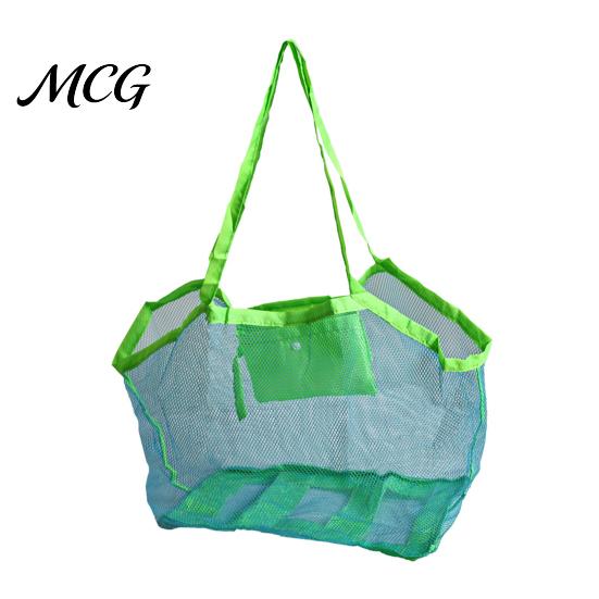 Faltbare Reisetasche Strand-Aufbewahrungstasche, Leichte Netz-Atmungsaktive Essentials Einfach zu tragende Tasche, für Outdoor-Partys Platzsparend