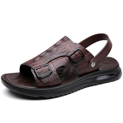 Outdoor Herrensandalen Outdoor Sommer Hausschuhe Hochwertige Schuhe 2025 Sommer Ledersandalen für Herren Neue Herren Laufschuhe