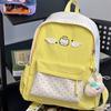 Schoolbag College Japanese Polka Dot Girl Cute Backpack School Bag Simple Student Junior High School Student Girls Lightweight Backpack Versatile