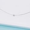 Korean Minimalist Geometric Small Ball Necklace Trendy Simple Temperament Collarbone Chain Ins Thin Neck Chain