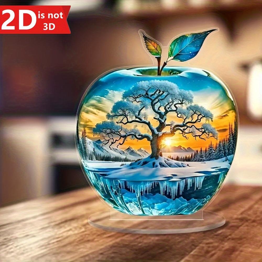 

Exquisite 2D Sunset Tree of Life desktop decor for home and garden ambiance. чистий