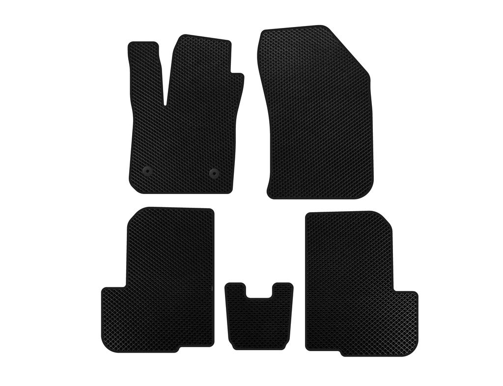 EVA Mats (2 Rows, 7-seater, Black) for Dacia Lodgy 2012-2022