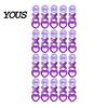 Style Braid Charms 60Pcs Hair Accessories, Heart Letter Shape Rings, Large Hole Design Thick Jewelry Beads for Braids Dreadlocks