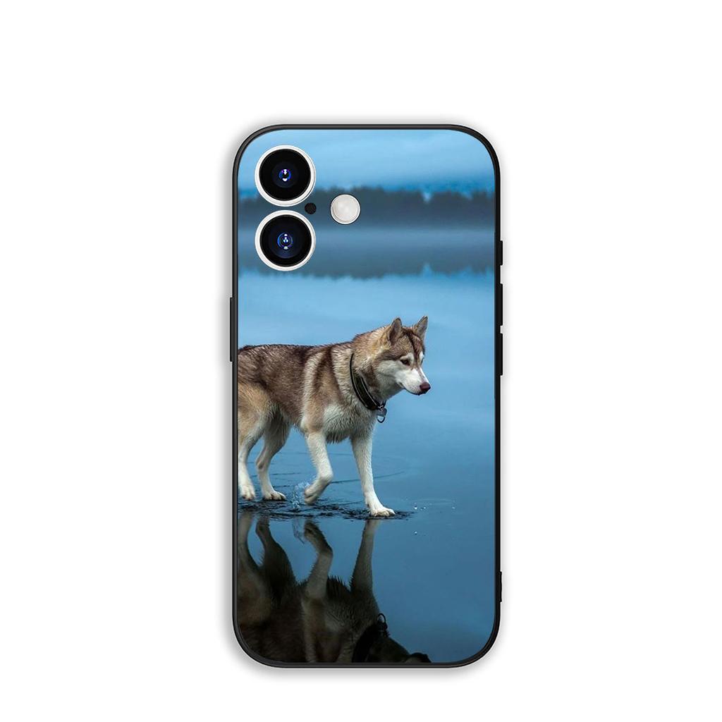 Phone Cover Animal Lovely Husky Dog Casing for Apple iPhone 17 16 11 Pro XS Max XR 6 7 8 Plus + 16E SE 2020 Air 5 8+ Case