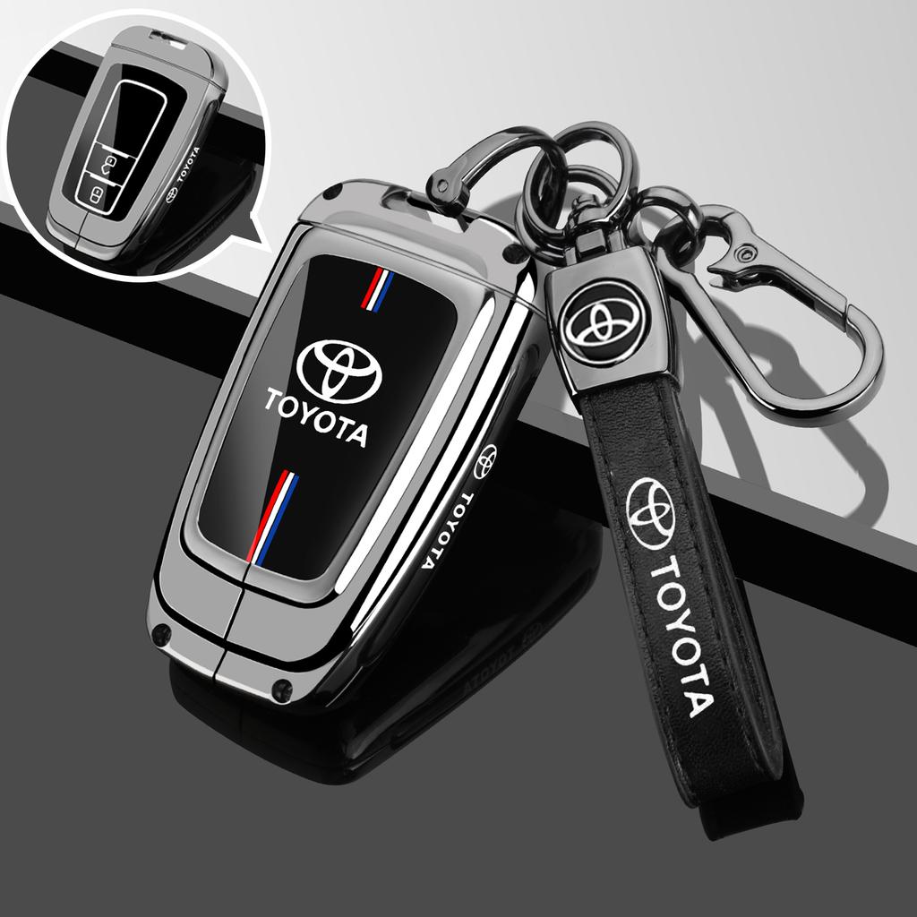 2024 New Toyota Prado Keycase Special Dominator Prado Car Full Package Metal Shell Buckle for Men and Women 5WE