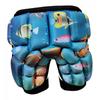 Pantaloni scurți de protecție căptușiți din EVA pentru copii, cu protecție pentru șolduri absorbantă la impact, pentru snowboard, patinaj, băieți, fete