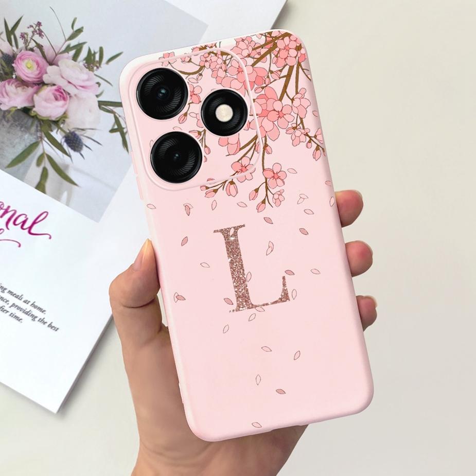 For Tecno Spark 20 Case Spark 20C Cute Crown Letters Cover Soft Silicone Phone Case For Tecno Spark 20 Pro Spark20 C Fundas Capa