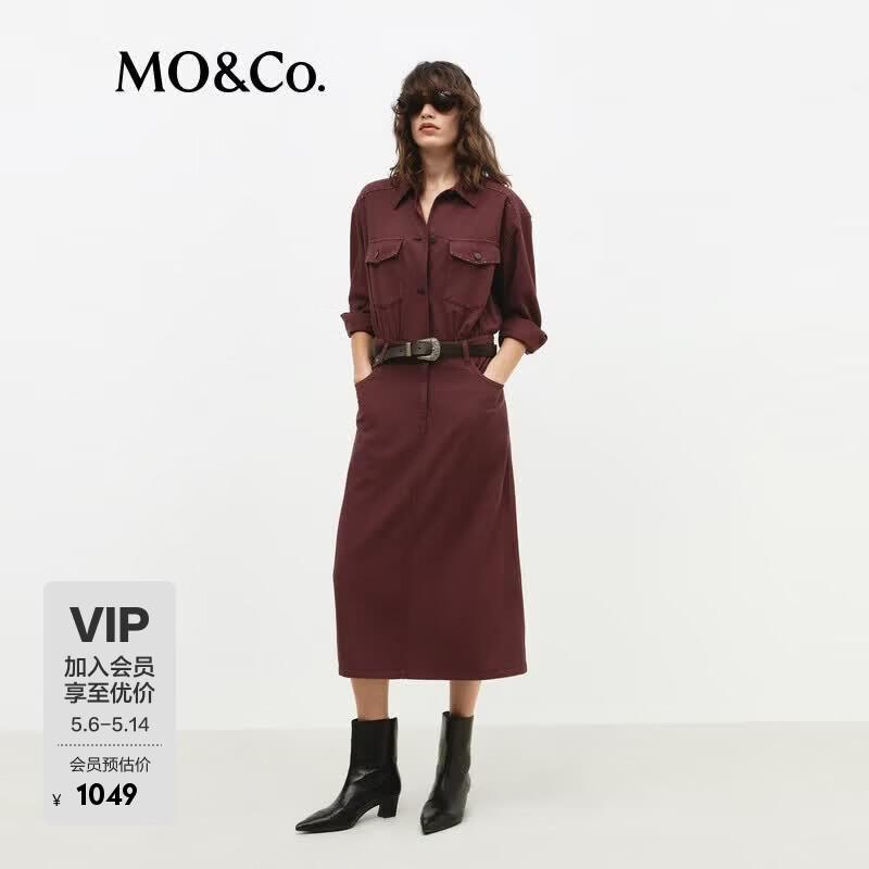 MO&Co. A-Line Utility Dress