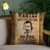 Red Dead R-Redemption 2 Game Anime Pillow Case Anti-Dustmite Pillowcase Invisible Zipper Silky Short Plush Sofa Cushion Cover