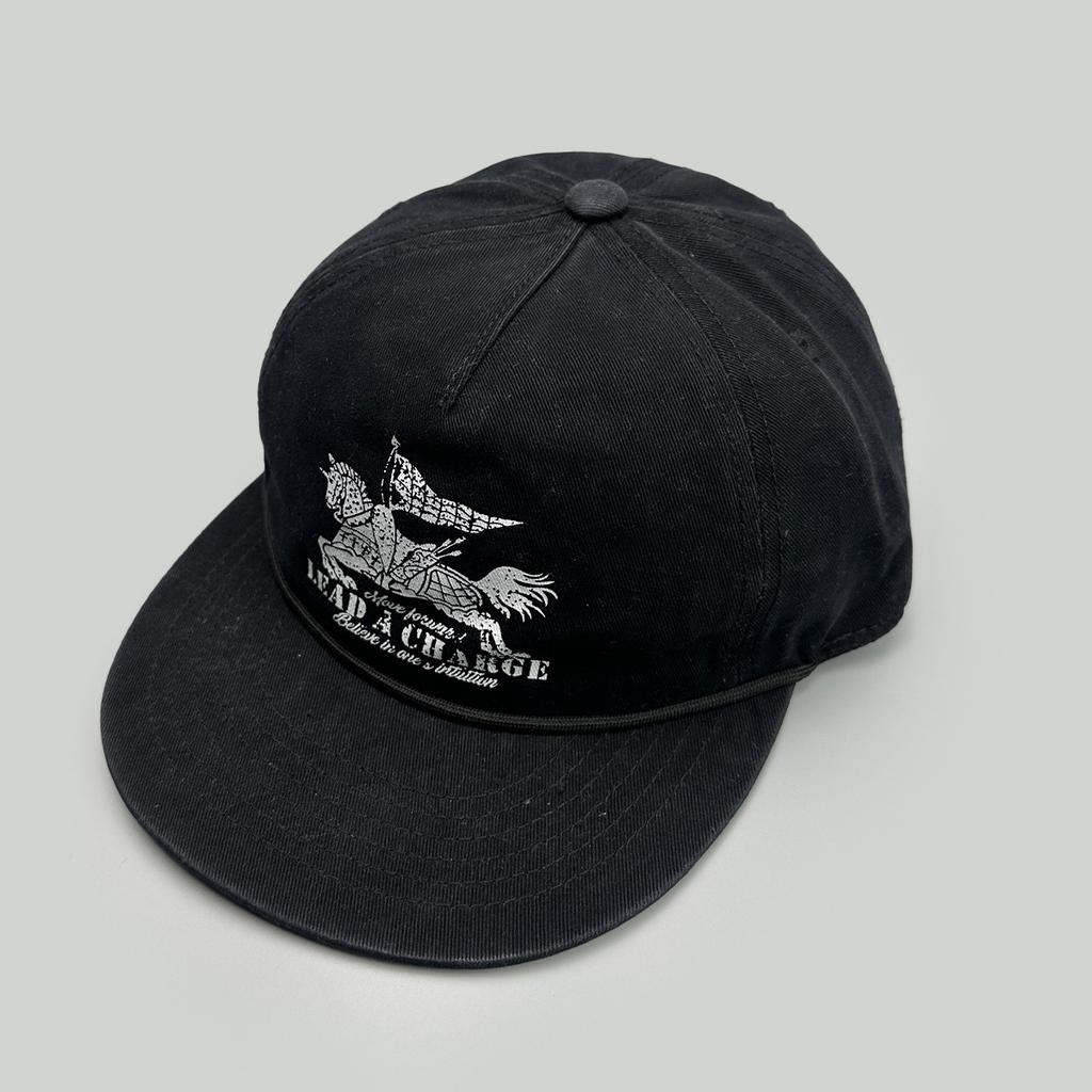 Four Seasons Retro Flat Brim Printed Horse Alphabet Baseball Cap Men'S And Women'S Shade Retro Hip Hop Cap