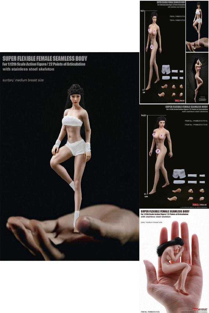 Exquisite 1/12 Scale Female Seamless Body Ideal For Collectible Decoration And Gifts