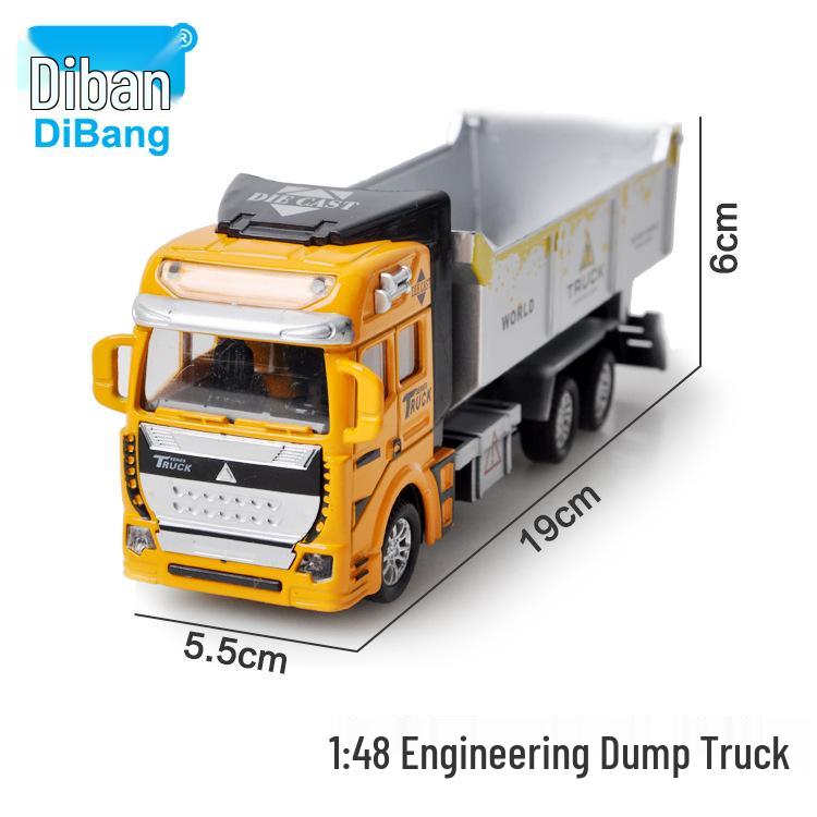 Children's Pull-Back Alloy Fire Ladder Truck Toy