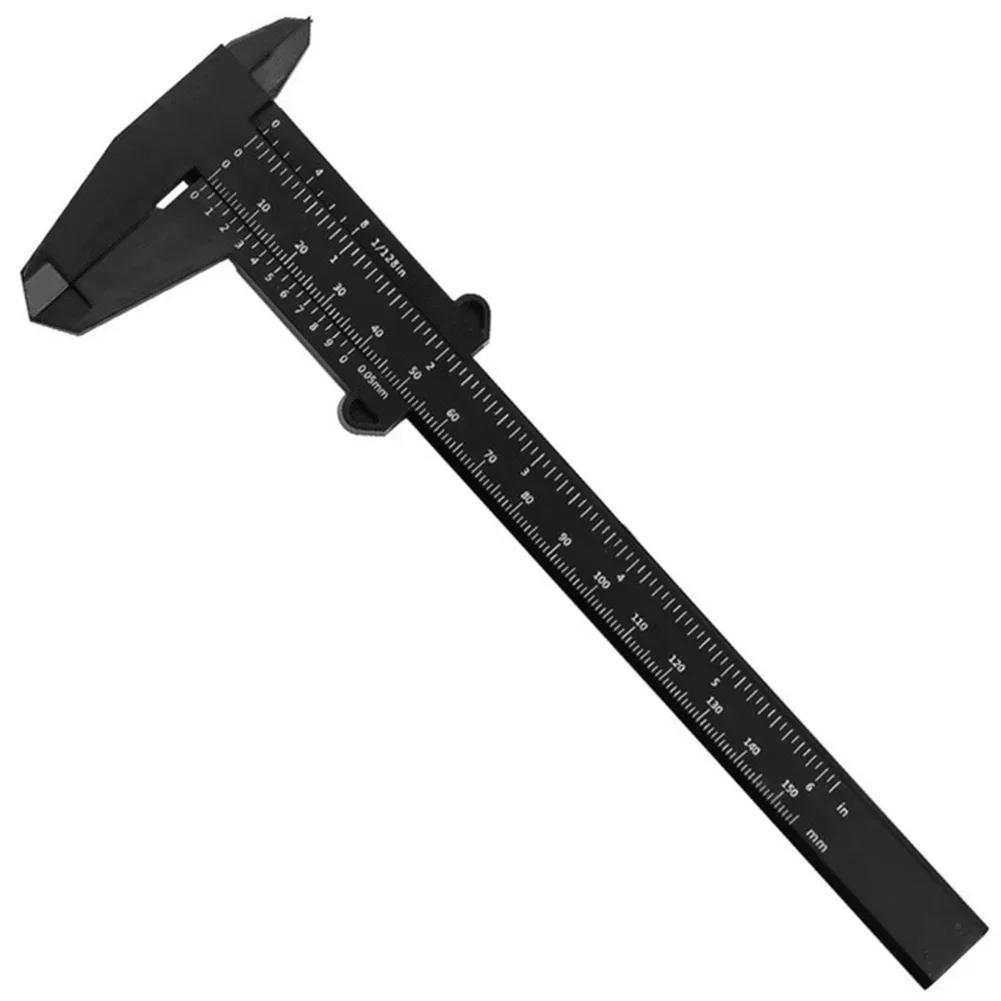DIY Tool Vernier Calipers Double Scale Rulers Plastic Caliper Depth Diameter Measure Tool 0-150mm