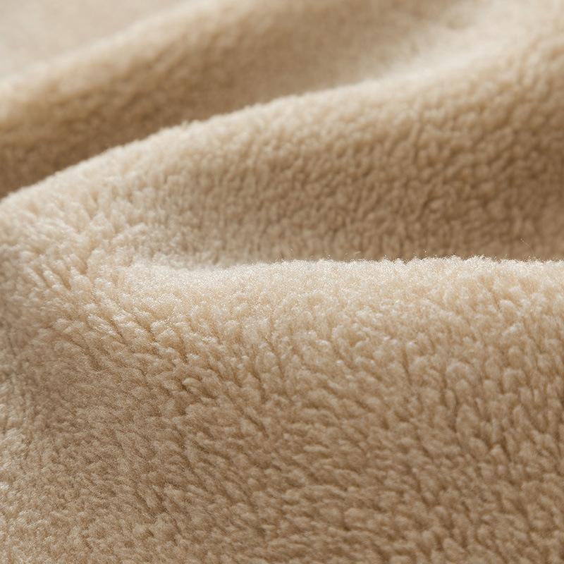 Deerskin Down Jacket Cotton Jacket Lightweight and Warm Men's Down Cotton Jacket Lamb Down Jacket