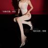 Sexy Lace Strap Spliced Glossy Pantyhose One-Piece Tights Tempting Silky Smooth Glossy Horse Oil Crotchless One-Piece Stockings