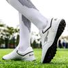 Breathable Mesh Youth Soccer Shoes Anti Skid Male Sneakers Society Chuteira Turf Soccer Cleats Professional Men Football Boots