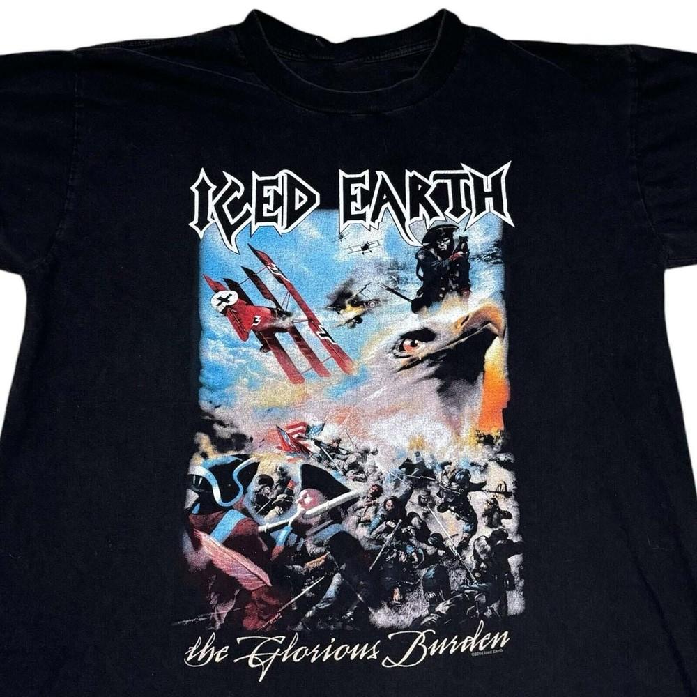Iced Earth The Glorious Burden Black Shirt SU170 Unisex T-Shirt S