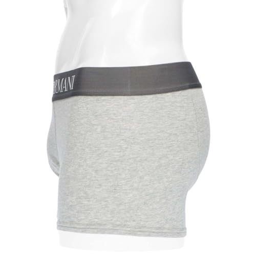 Emporio Armani Iconic Logo Band Boxer Shorts, Men's, EU Size, 54072989, Size 90, White