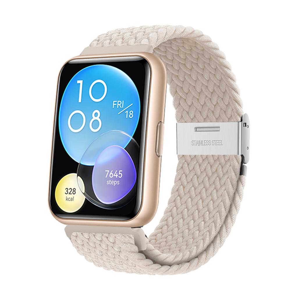 Nylon Band for HUAWEI Watch Fit 2 Strap Watchband Accessories Braided Solo Loop Correa Bracelet for HUAWEI Watch Fit2 New Band