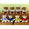 Adorable Plush Hooded Bear Toy Soft Pp Cotton Stuffed Animal Kids Gift 25cm
