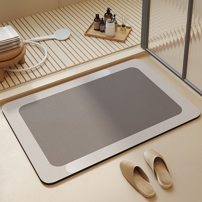 Bathroom Floor Mat, Cream Wind Diatom Mud Absorbent Mat, Bathroom Door Foot Mat, Bathroom Toilet Non-slip Carpet