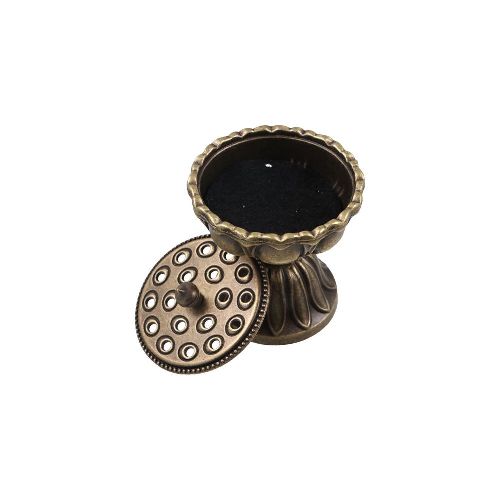 

Lotus Shape Lotus Copper Incense Holder Unique Aromatherapy Stove Ornaments Reading Room мідь червоний колір