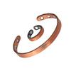 Magnetic Ancient Red Copper Brushed Opening Adjustable Bracelet Ring Spot Quick Delivery