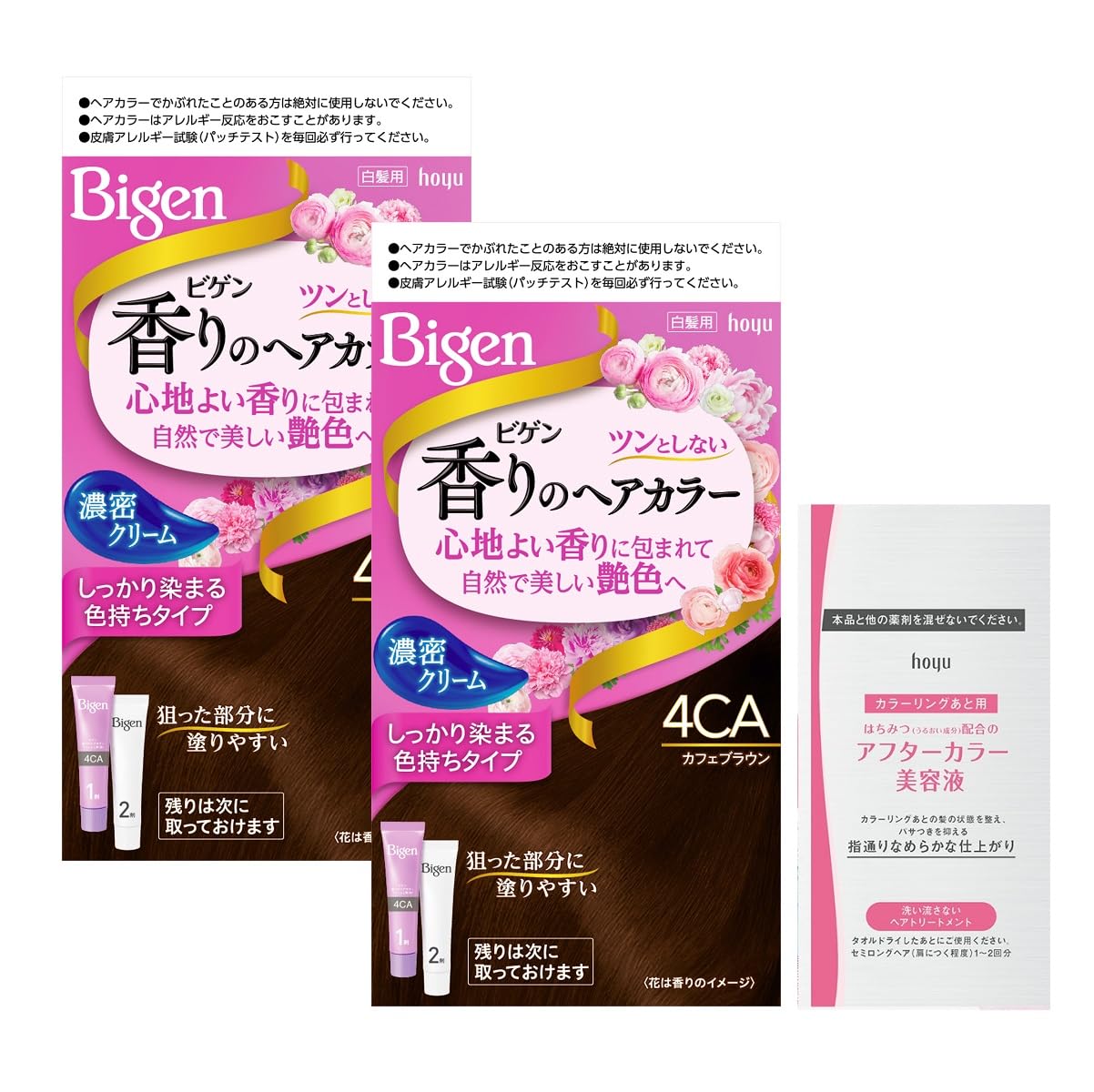 

Bigen Fragrance Hair Color Cream 4CA bottles Hoyu (2 + bonus) [Quasi-drug]