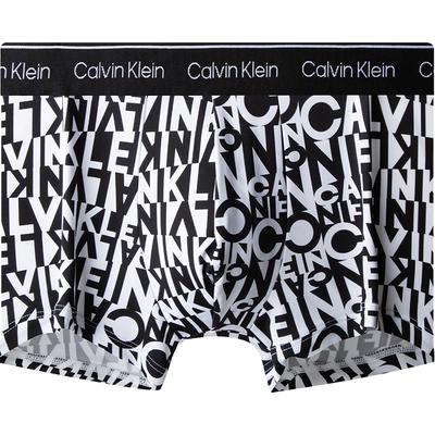 Logo Jacquardbund Buchstabenprint Atmungsaktive Boxershorts Herren Unterteile Schwarz NP2585O-J7V