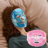 Gel Beads Cold Face Eye Mask Full Face Sleeping Mask Ice Pack Reusable Cold and Hot Heat Face SPA Mask for Woman SPA Therapy