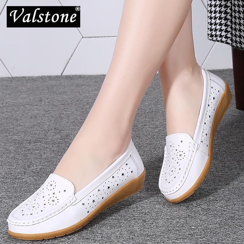 Big Size Women Flats Shoes 2025 Summer Female Casual Loafers Quality Slip-On Zapatillas Mujer Breathable Hard-Wearing