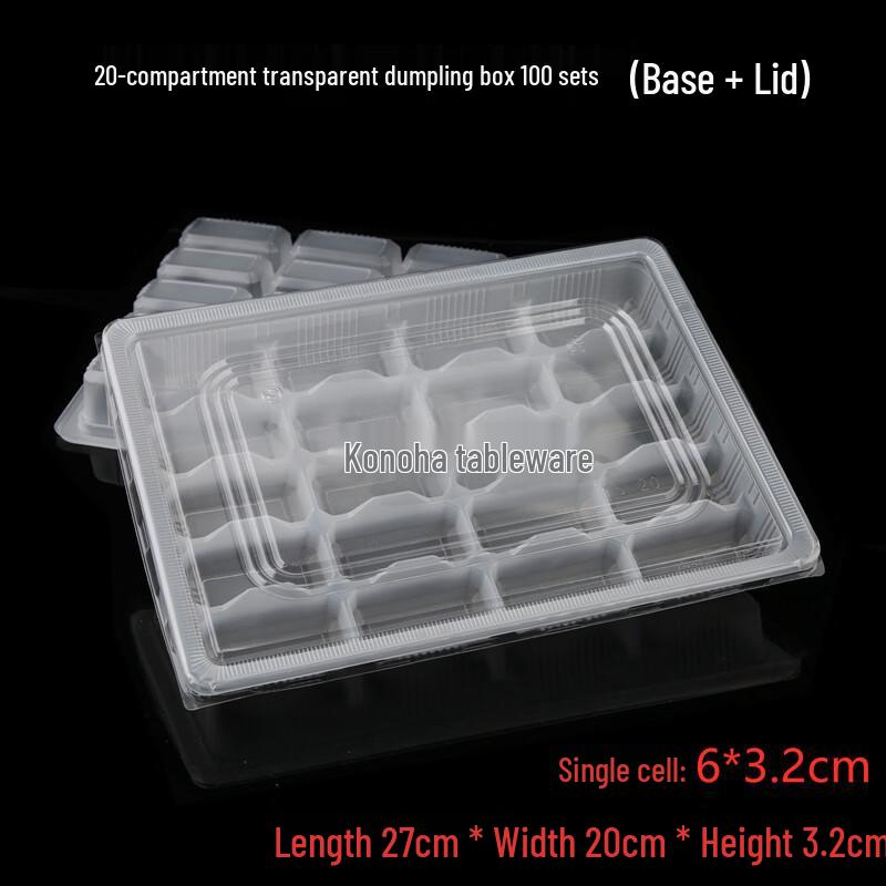 Hanyou Disposable 20-Compartment Food Container