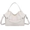 Explosive Large Capacity Solid Color Korean Version Tote Bag, Women's Fashionable Commuting Bag, Western Style Diagonal Shoulder Bag