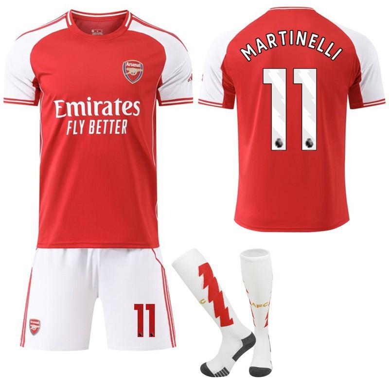 

2526 No. 7 Saca 8 Oldgao Jersey 41 Rice Arsenal Home 14 Yorcres Football Set #XL