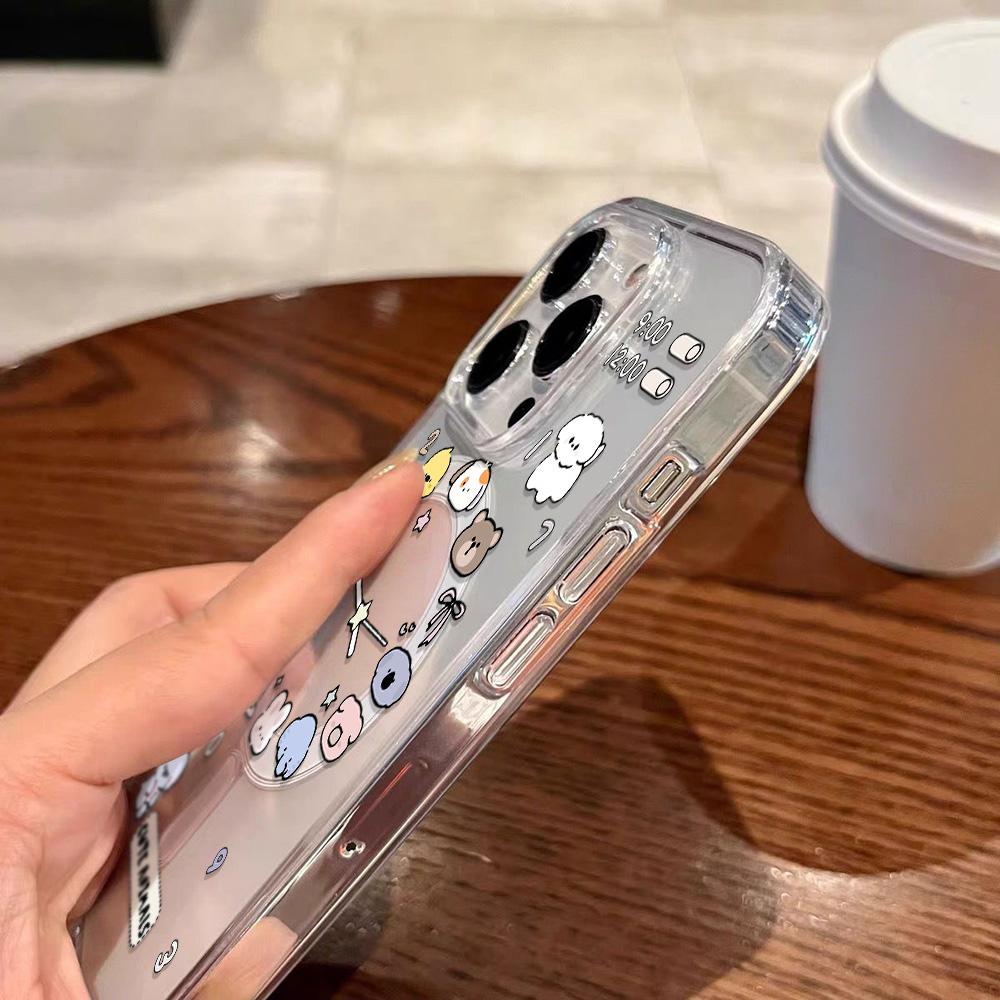 Magnetische Handyhülle für iPhone 12 14 16 17 Pro 17 16 15 14 13 12 Pro Max 12 13 14 15 16 Hochwertige Stoßfeste Hülle Vollständiger Schutz Niedlicher Stil